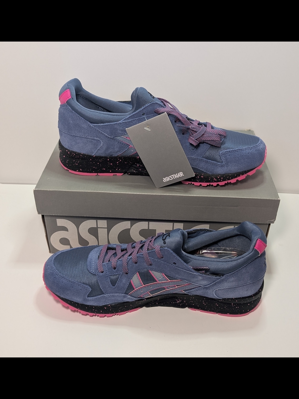 Rare Asics Tiger Gel-Lyte V Mens Size 9 mid Pigeon Blue Sneakers H7ASK - Picture 2 of 8